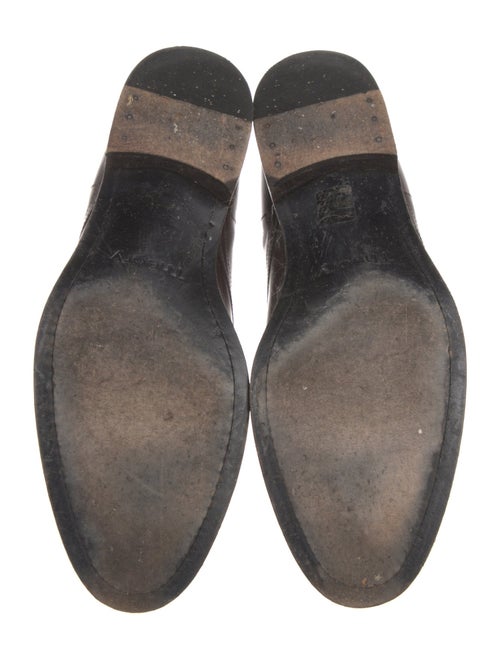 Theory Leather Lace-Up Boots