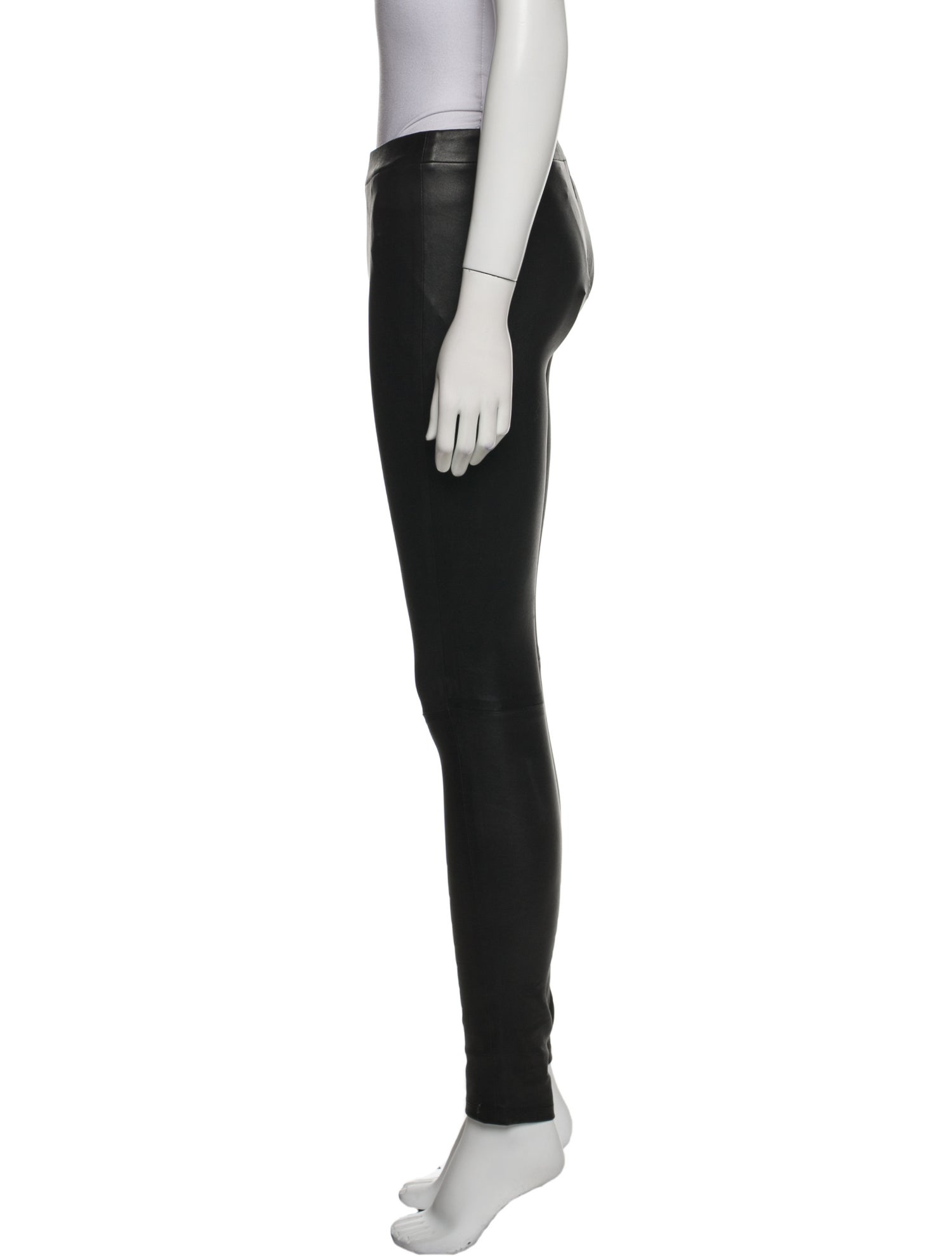 Theory Leather Skinny Leg Pants