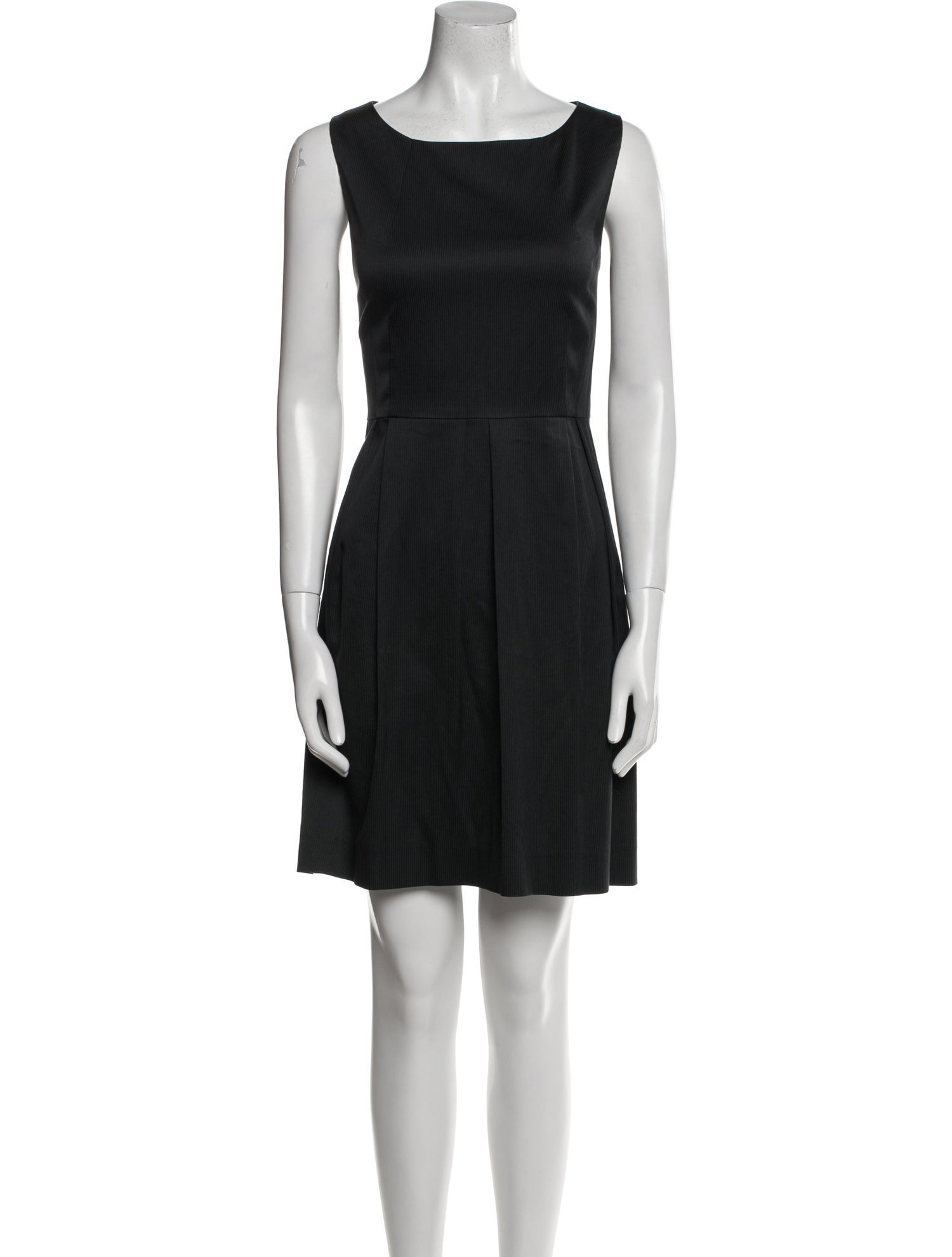 Theory Bateau Neckline Mini Dress