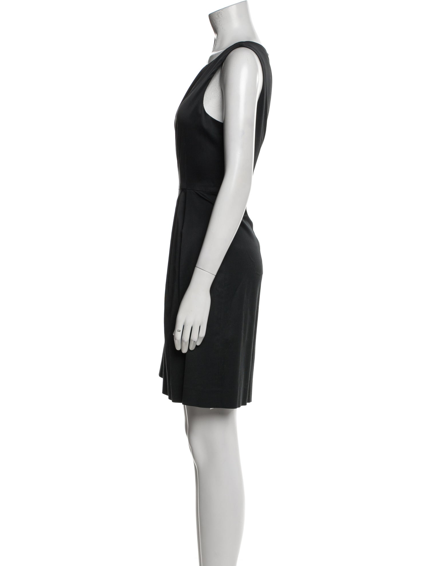 Theory Bateau Neckline Mini Dress