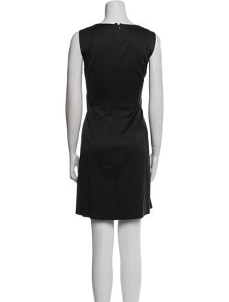Theory Bateau Neckline Mini Dress