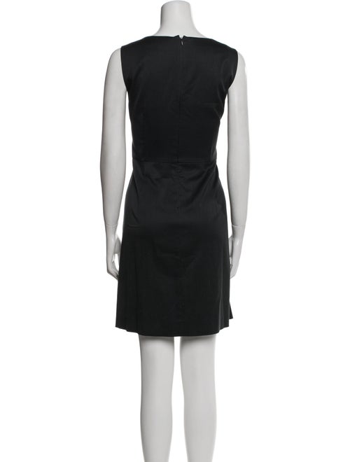 Theory Bateau Neckline Mini Dress