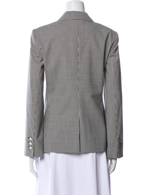 Theory Virgin Wool Plaid Print Blazer