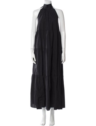 Theory Halterneck Long Dress