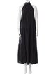 Theory Halterneck Long Dress