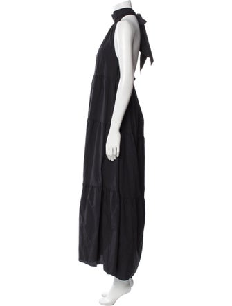 Theory Halterneck Long Dress