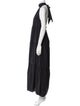 Theory Halterneck Long Dress
