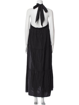 Theory Halterneck Long Dress
