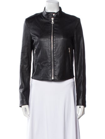 Theory Leather Biker Jacket