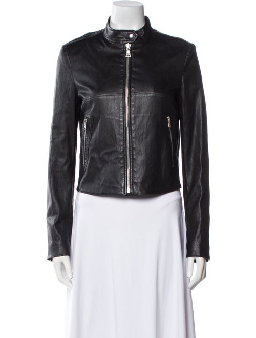 Theory Leather Biker Jacket