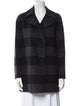 Theory Wool Plaid Print Jacket