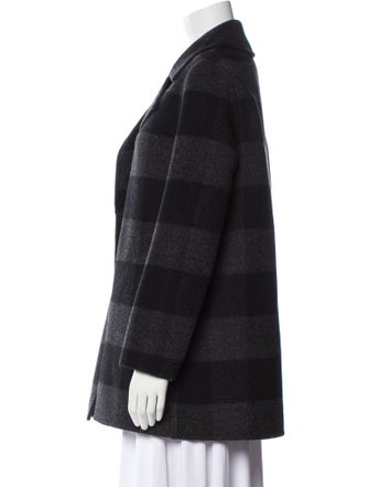 Theory Wool Plaid Print Jacket