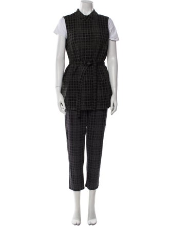 Theory Printed Pantsuit