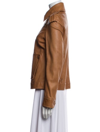 Theory Leather Biker Jacket