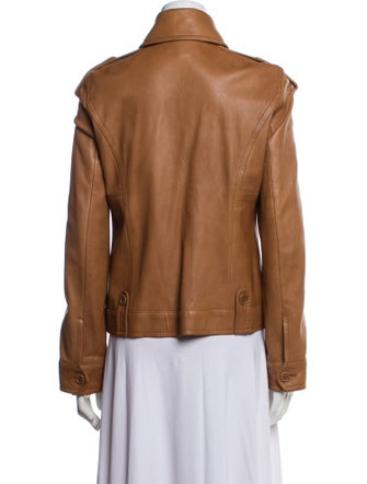 Theory Leather Biker Jacket