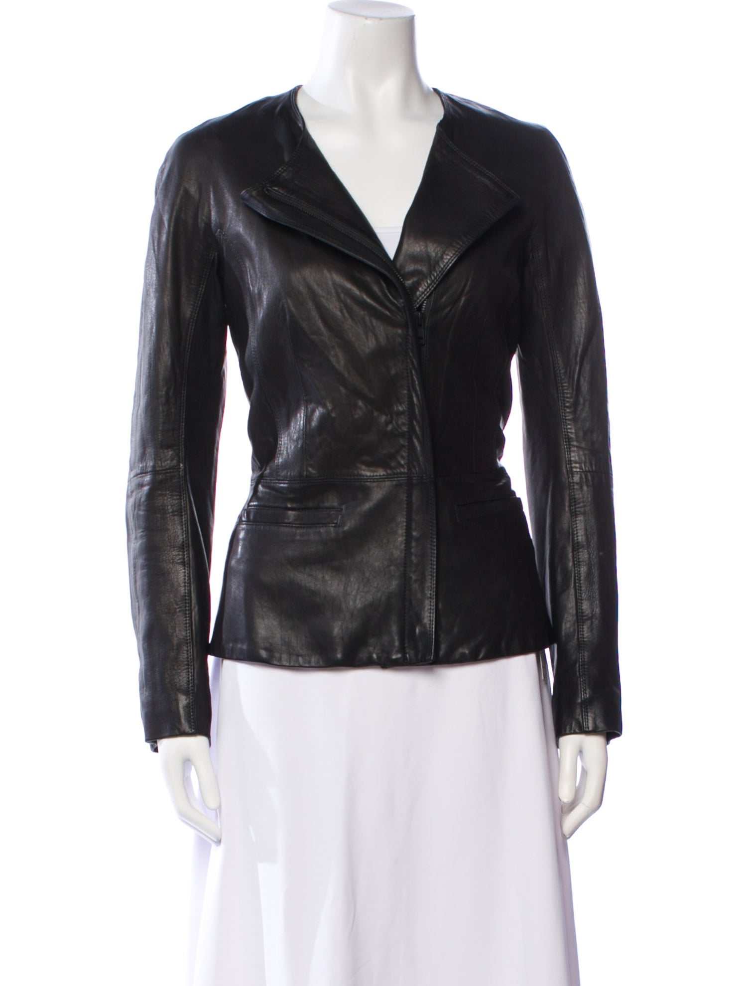 Theory Leather Biker Jacket