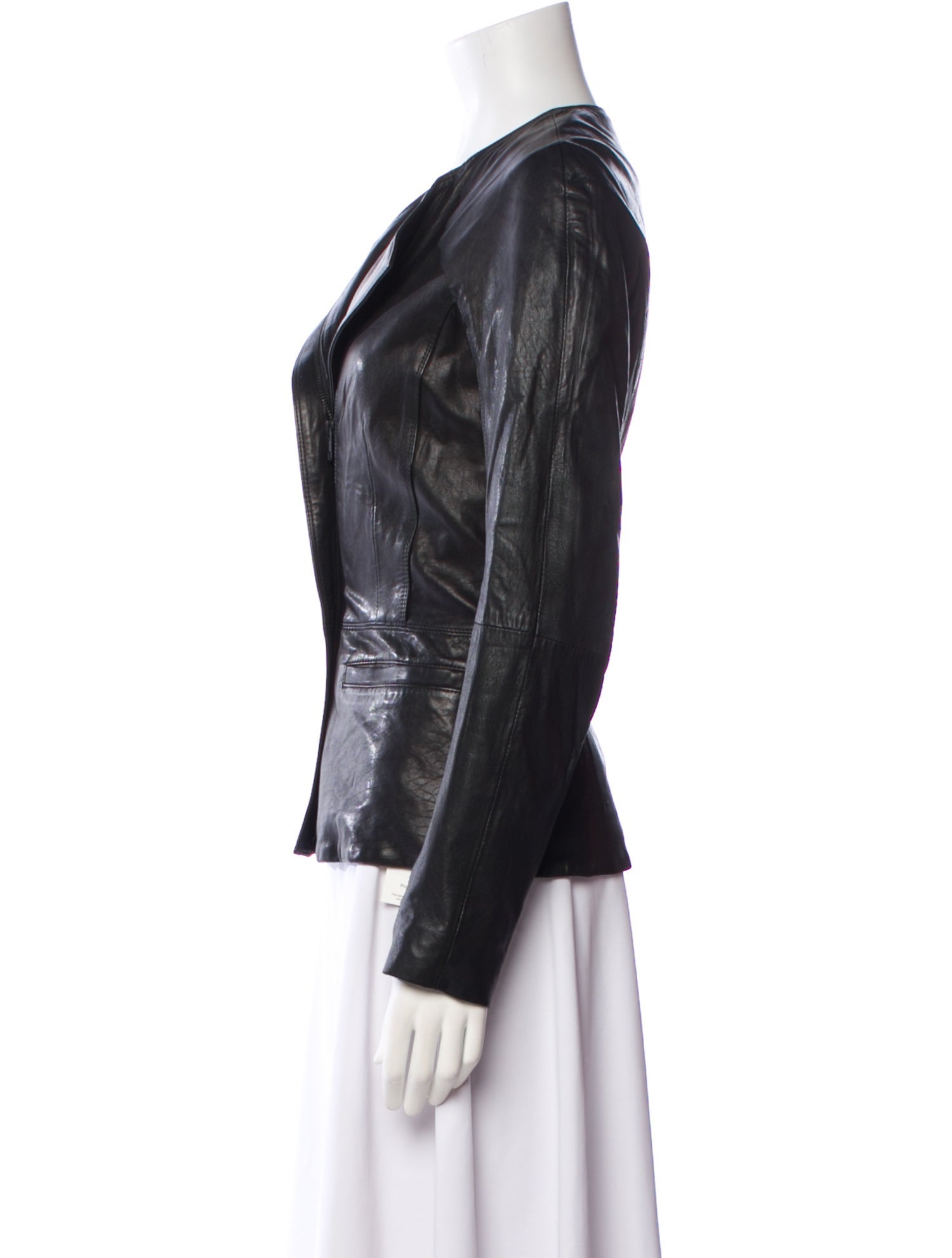 Theory Leather Biker Jacket