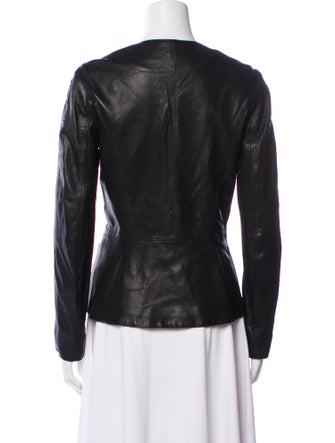 Theory Leather Biker Jacket