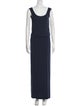 Theory Scoop Neck Long Dress
