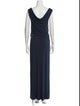 Theory Scoop Neck Long Dress