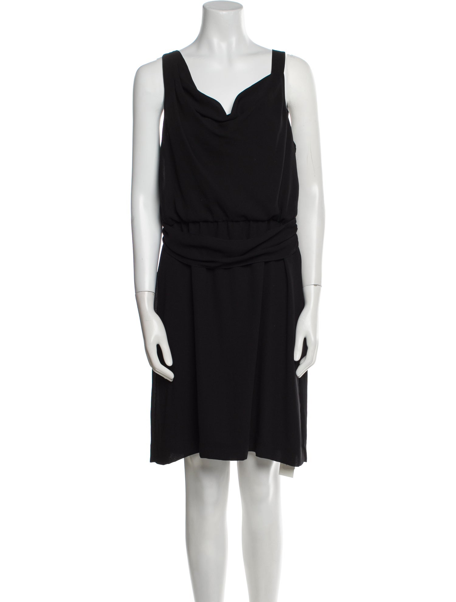 Theory Cowl Neck Knee-Length Dress