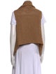 Theory Camel Hair Open Front Sweater