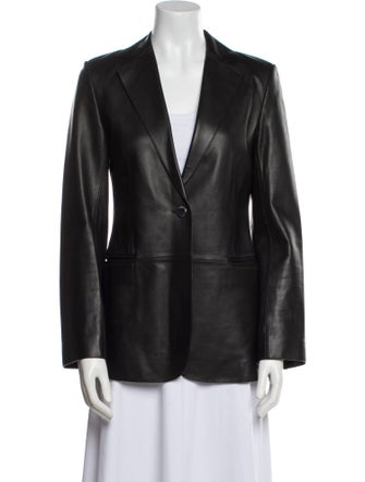 Theory Leather Blazer