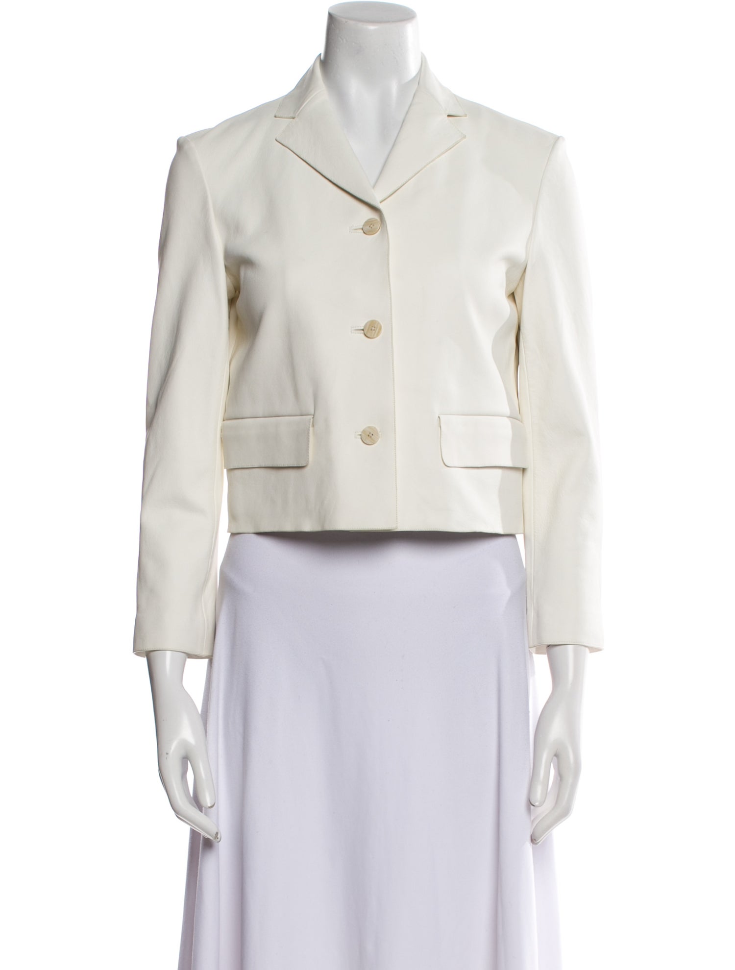 Theory Lamb Leather Blazer