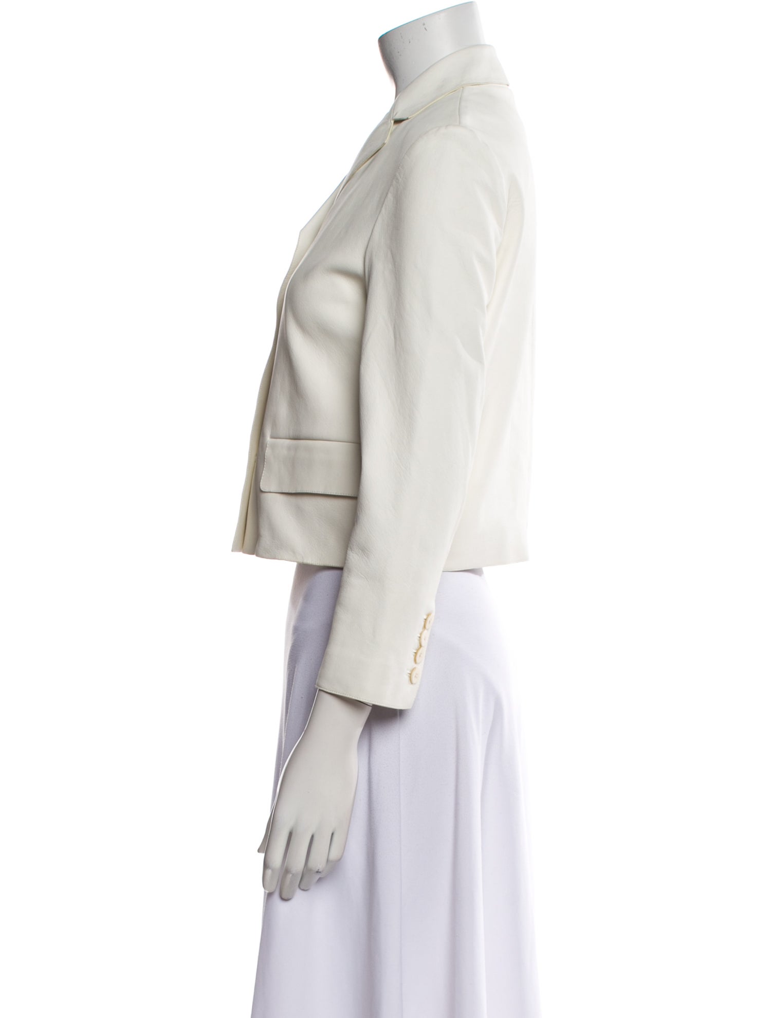 Theory Lamb Leather Blazer