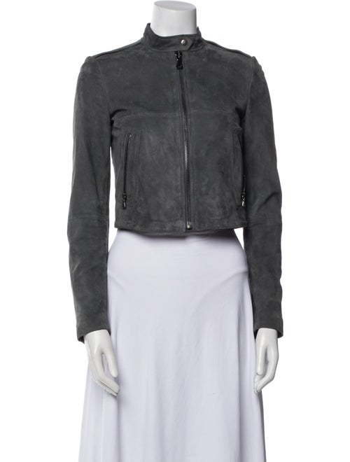 Theory Lamb Leather Biker Jacket