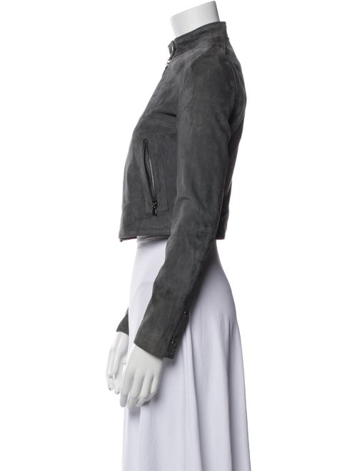 Theory Lamb Leather Biker Jacket