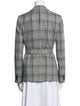 Theory Plaid Print Blazer