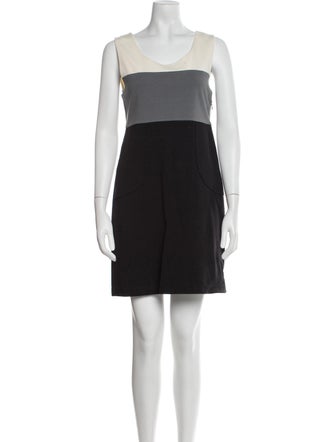 Theory Scoop Neck Mini Dress