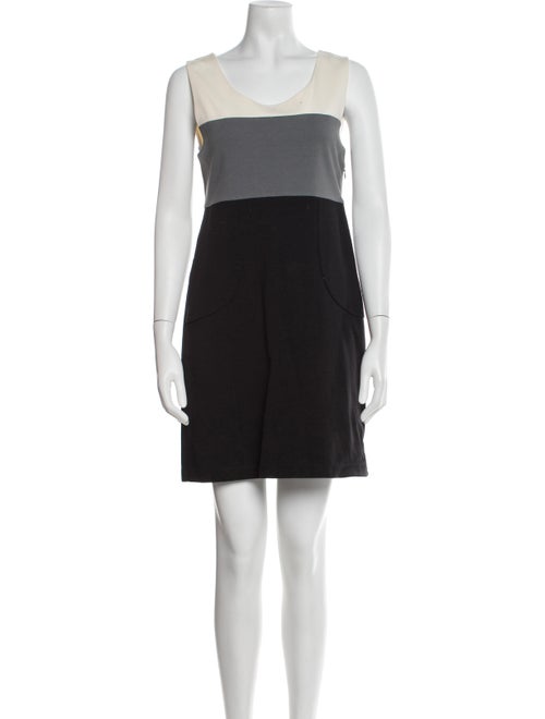 Theory Scoop Neck Mini Dress