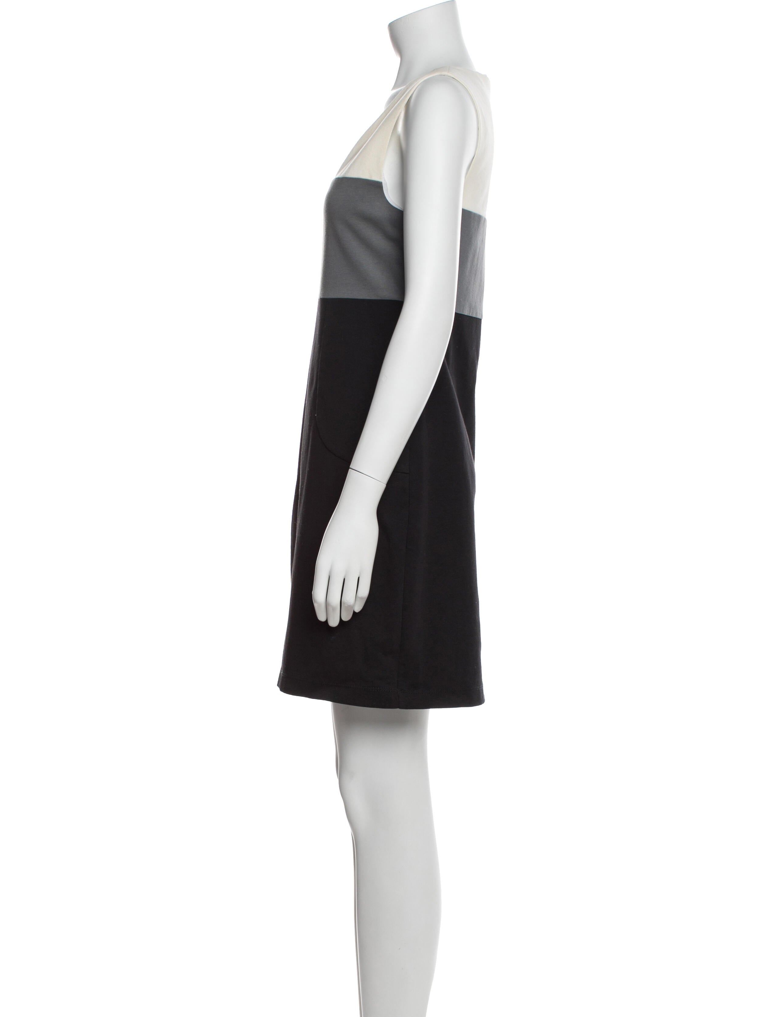 Theory Scoop Neck Mini Dress