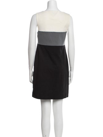 Theory Scoop Neck Mini Dress