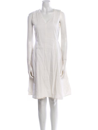 Theory Linen Knee-Length Dress