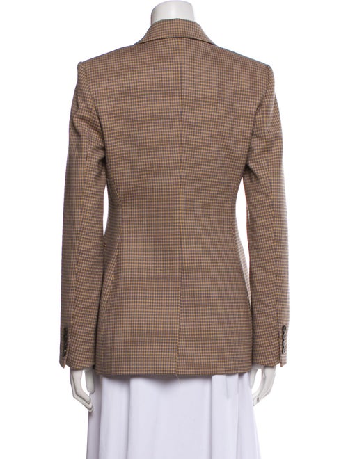 Theory Virgin Wool Plaid Print Blazer