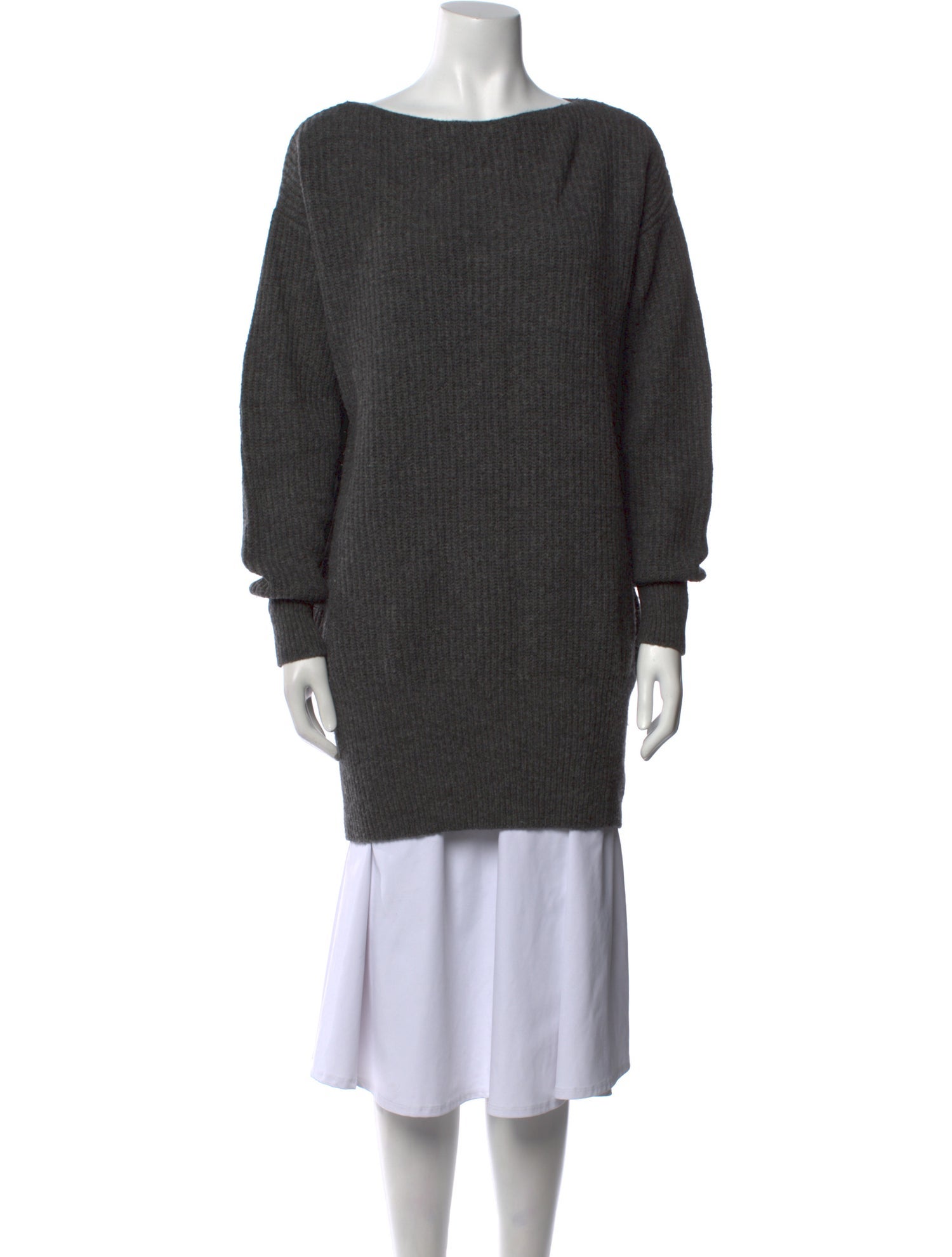 Theory Wool Bateau Neckline Sweater