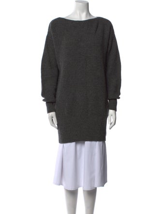 Theory Wool Bateau Neckline Sweater