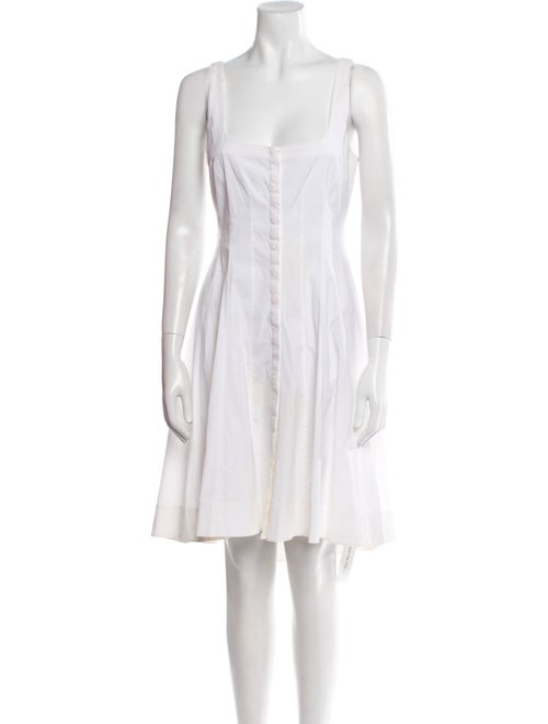 Theory Square Neckline Knee-Length Dress