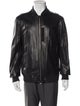 Theory Leather Bomber Jacket