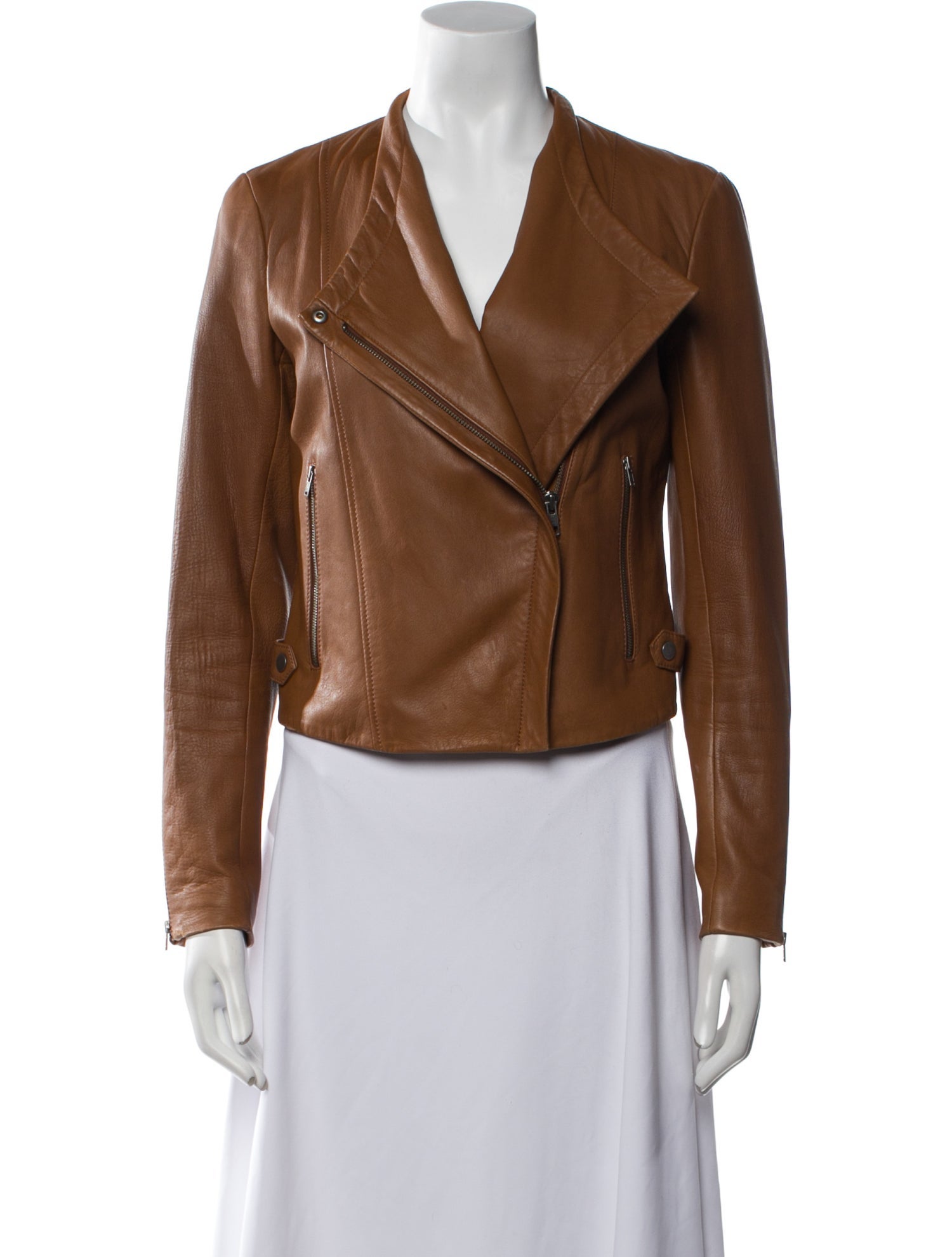 Theory Leather Biker Jacket