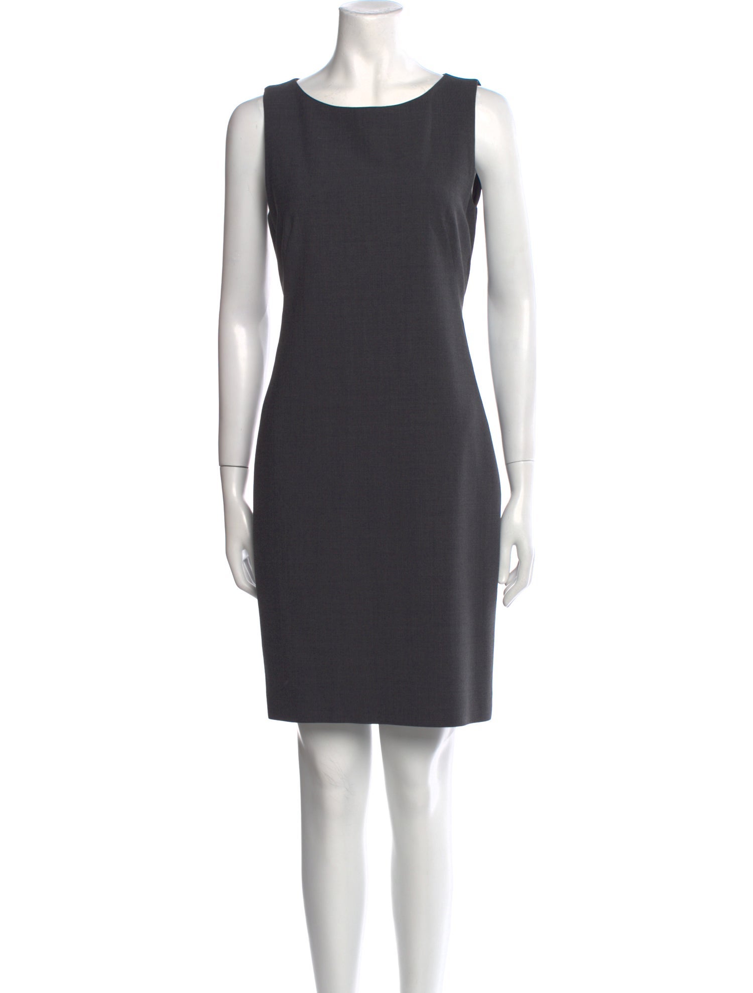 Theory Bateau Neckline Mini Dress