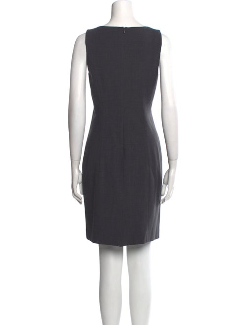 Theory Bateau Neckline Mini Dress