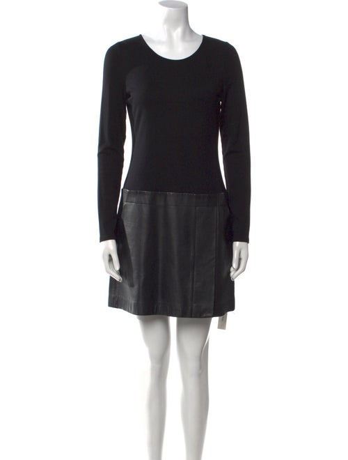 Theory Scoop Neck Mini Dress