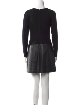 Theory Scoop Neck Mini Dress