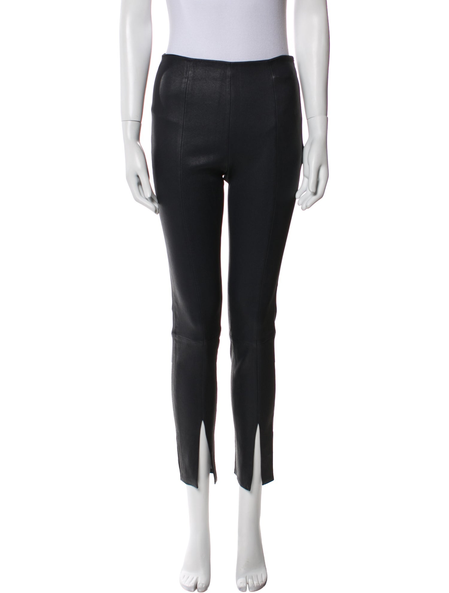 Theory Lamb Leather Skinny Leg Pants