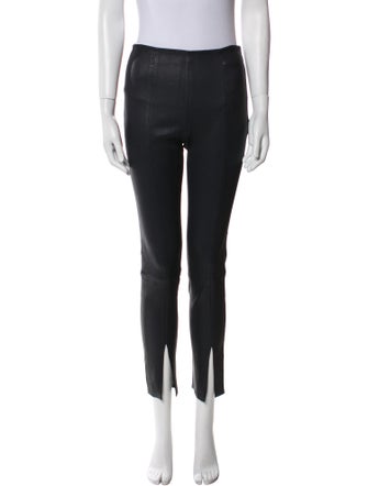Theory Lamb Leather Skinny Leg Pants
