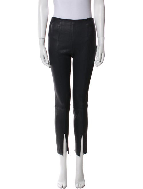 Theory Lamb Leather Skinny Leg Pants
